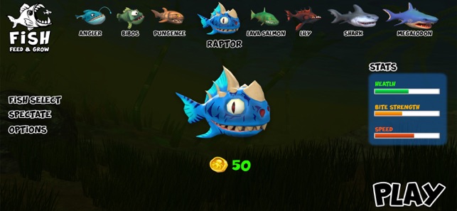 海底大猎杀 3D Fish Feeding and Grow